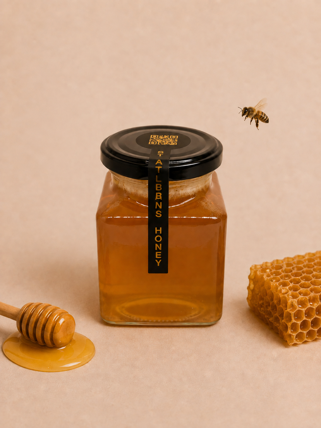 Large Runny Honey - Square Jar