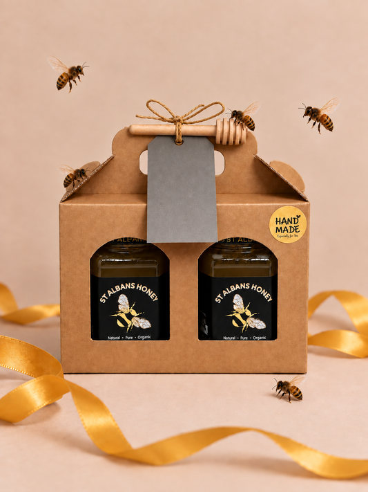 Large Runny Honey Gift Box - Grey Tag