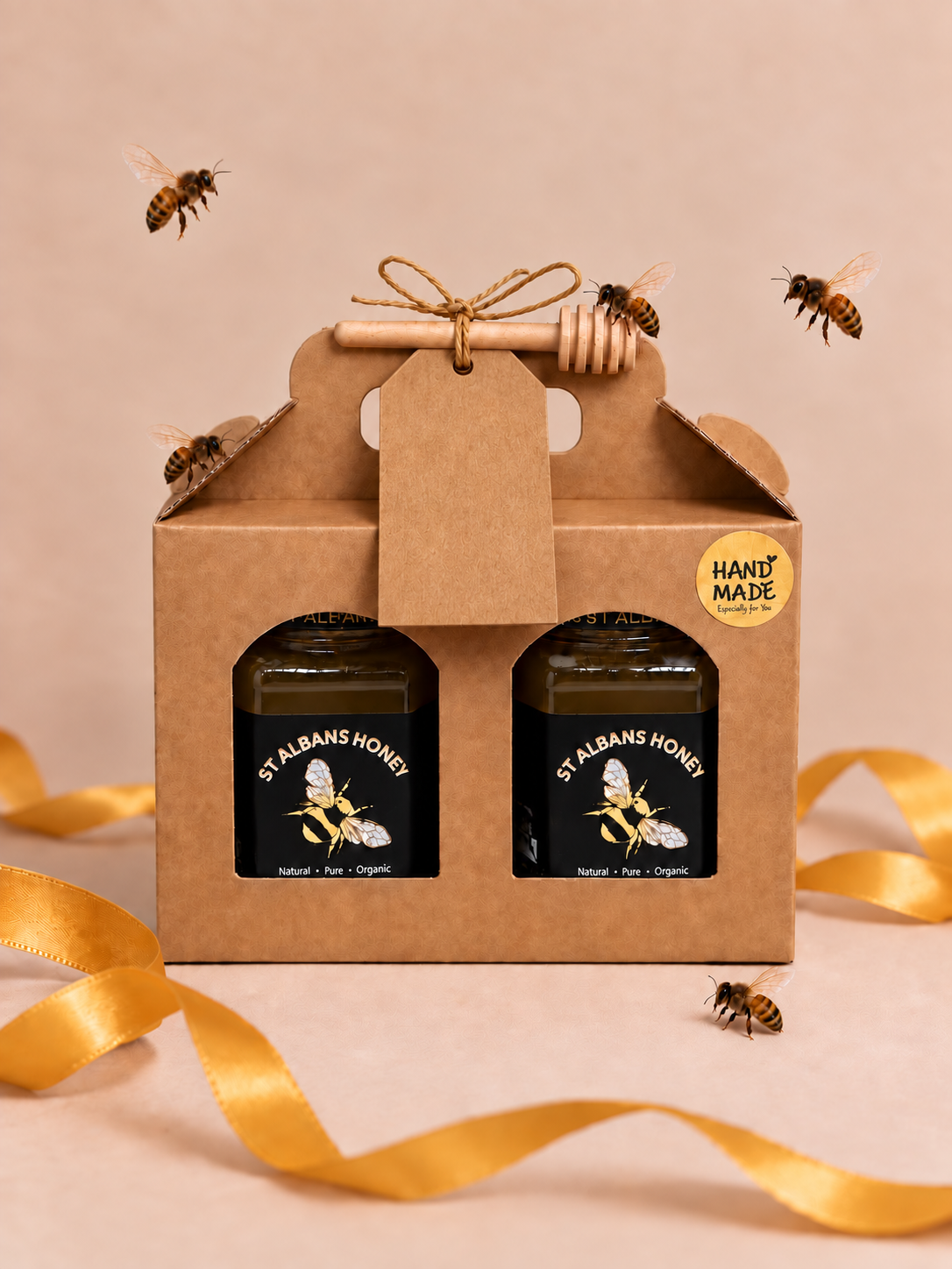 Large Runny Honey Gift Box - Kraft Tag