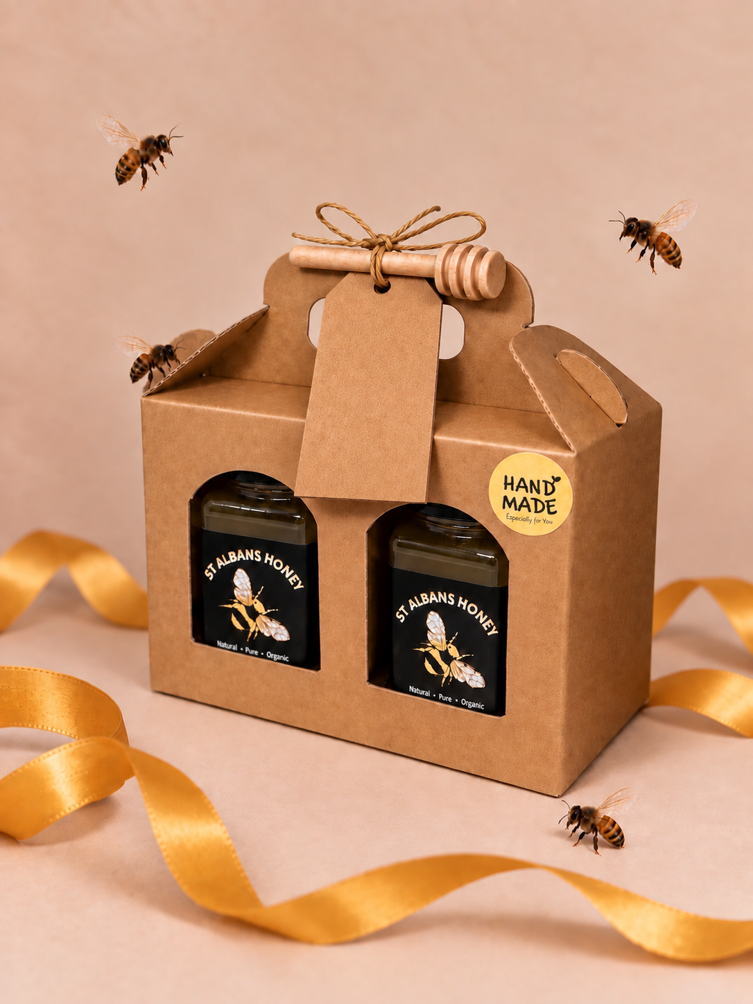 Large Runny Honey Gift Box - Kraft Tag