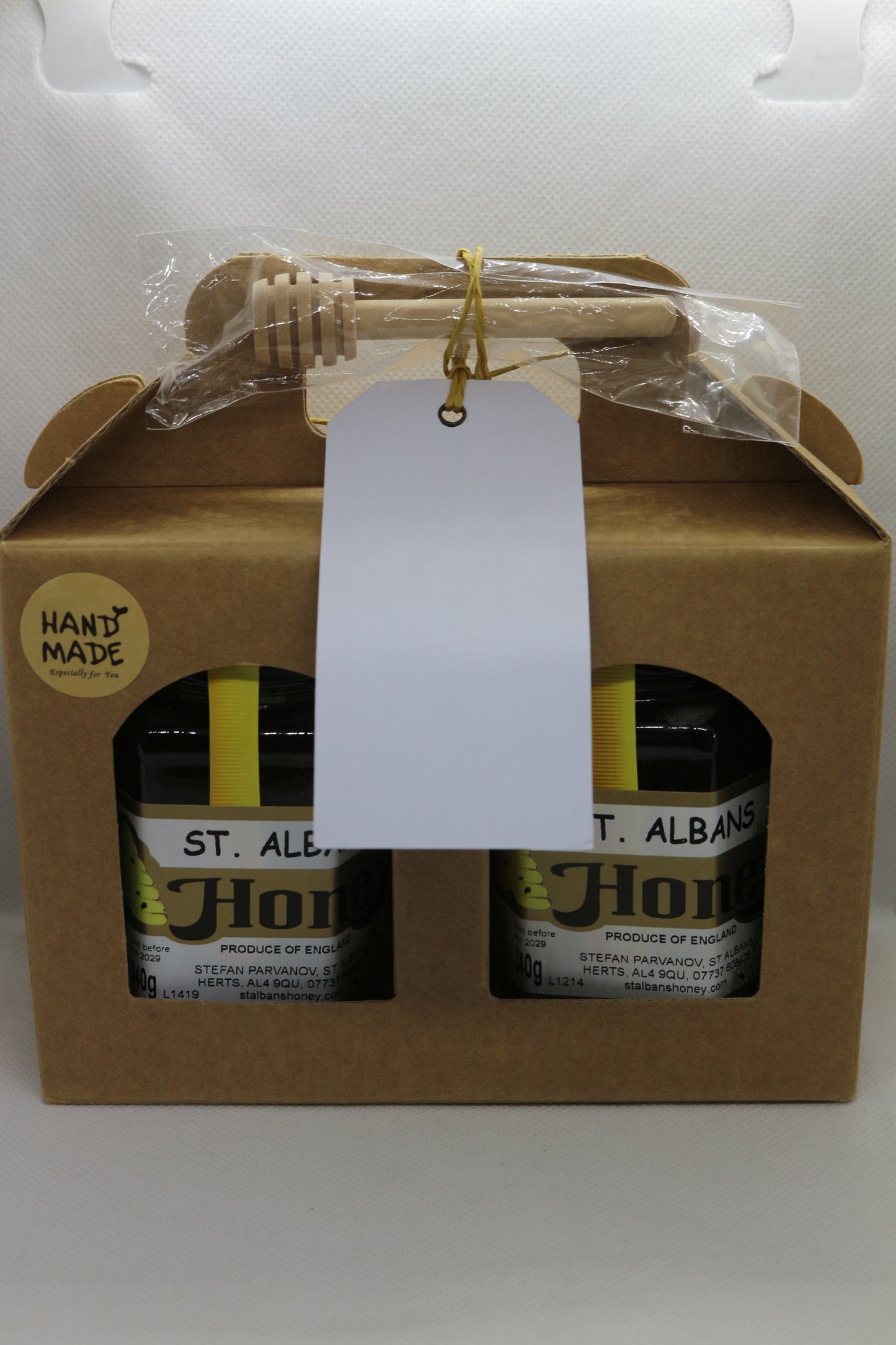 Honey Gift Box - White Tag - Large